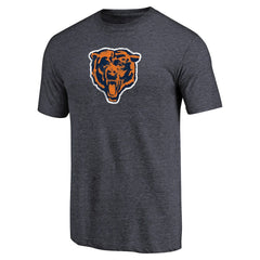 Chicago Bears Throwback Logo Tri-Blend T-Shirt