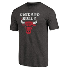 Chicago Bulls Distressed Logo Tri-Blend T-Shirt sale On Sale