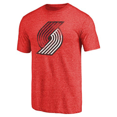 Portland Trail Blazers Distressed Logo Tri-Blend T-Shirt Online