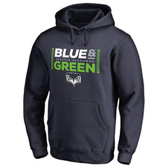 Seattle Seahawks Alternate Team Logo Gear Blue & Green Pullover Hoodie