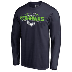 Seattle Seahawks Alternate Team Logo Gear Flea Flicker Long Sleeve T-Shirt