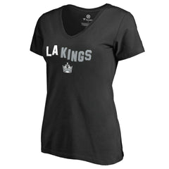 Los Angeles Kings Women's Fan Favorite Team Slogan V-Neck T-Shirt Online