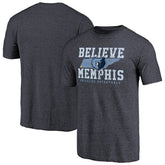 Memphis Grizzlies Believe Memphis Hometown Collection Tri-Blend T-Shirt New