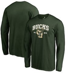 Milwaukee Bucks Wisconsin Basketball Hometown Collection Long Sleeve T-Shirt New