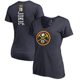 Nikola Jokic Denver Nuggets Women's Team Backer Name & Number V-Neck T-Shirt sale Outlet