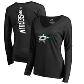 Tyler Seguin Dallas Stars Women's Backer Name & Number Slim Fit Long Sleeve V-Neck T-Shirt Online