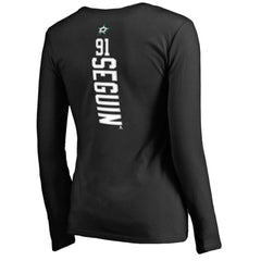 Tyler Seguin Dallas Stars Women's Backer Name & Number Slim Fit Long Sleeve V-Neck T-Shirt Online
