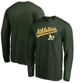 Athletics Team Lockup Long Sleeve T-Shirt | MLB Online