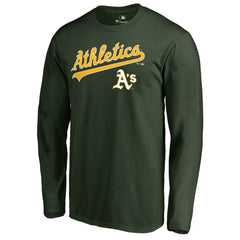 Athletics Team Lockup Long Sleeve T-Shirt | MLB Online
