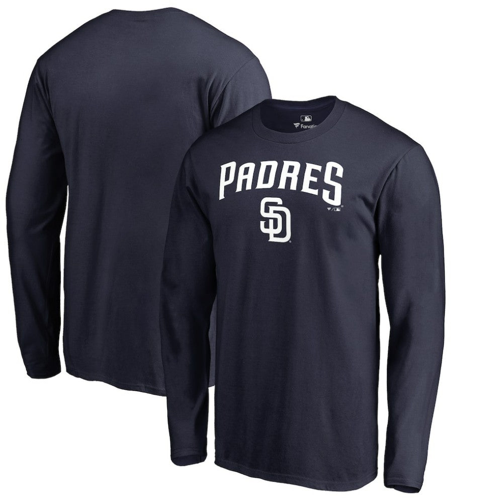 San Diego Padres Team Lockup Long Sleeve T-Shirt | MLB New