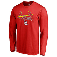 St. Louis Cardinals Team Lockup Long Sleeve T-Shirt | MLB US