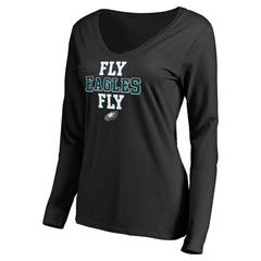Philadelphia Eagles Women's Hometown Collection Fly Eagles Fly Long Sleeve T-Shirt