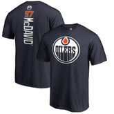Connor McDavid Edmonton Oilers Backer Name & Number T-Shirt Outlet