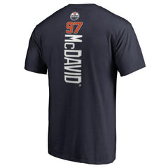 Connor McDavid Edmonton Oilers Backer Name & Number T-Shirt Outlet