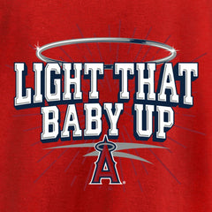 Los Angeles Angels Hometown Collection Light That Baby Up T-Shirt | MLB On Sale