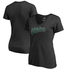Athletics Women's Hometown Collection Turn Back The Clock V-Neck T-Shirt | MLB On Sale