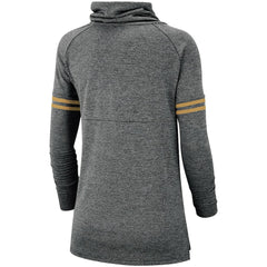 New Orleans Saints Nike Women's Historic Marks Long Sleeve Tri-Blend Funnel Sweatshirt