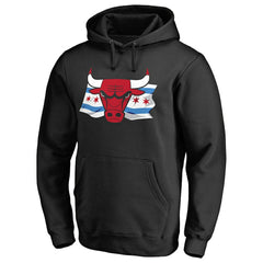 Chicago Bulls Hometown Collection Chicago Flag Pullover Hoodie Discount