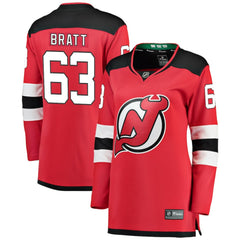 Jesper Bratt New Jersey Devils Fanatics Women's Home Breakaway Player Jersey Online