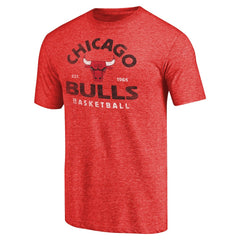 Chicago Bulls Vintage Arch Tri-Blend T-Shirt sale Discount