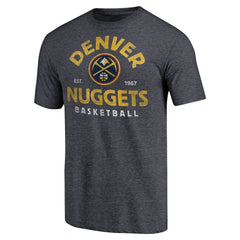 Denver Nuggets Vintage Arch Tri-Blend T-Shirt sale Discount