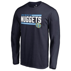 Denver Nuggets Onside Stripe Long Sleeve T-Shirt sale On Sale