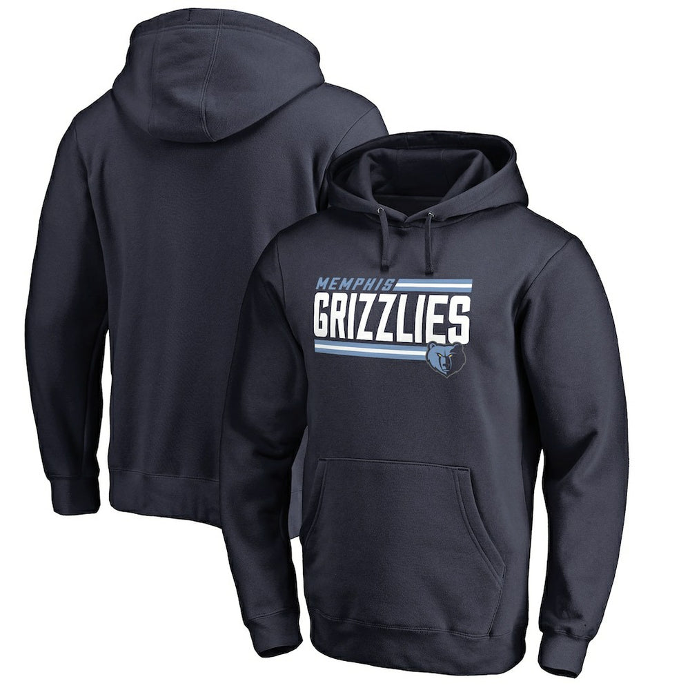 Memphis Grizzlies Onside Stripe Pullover Hoodie On Sale