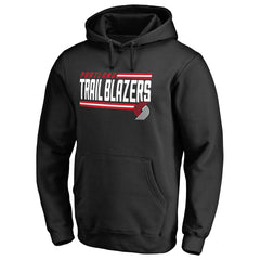 Portland Trail Blazers Onside Stripe Pullover Hoodie Discount