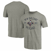 New Orleans Pelicans Team Heritage Tri-Blend T-Shirt Discount