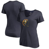 Denver Nuggets Women's X-Ray Slim Fit V-Neck T-Shirt sale New