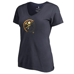 Denver Nuggets Women's X-Ray Slim Fit V-Neck T-Shirt sale New