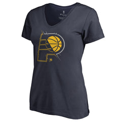 Indiana Pacers Women's X-Ray Slim Fit V-Neck T-Shirt Outlet