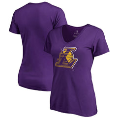 Los Angeles Lakers Women's X-Ray Slim Fit V-Neck T-Shirt Online