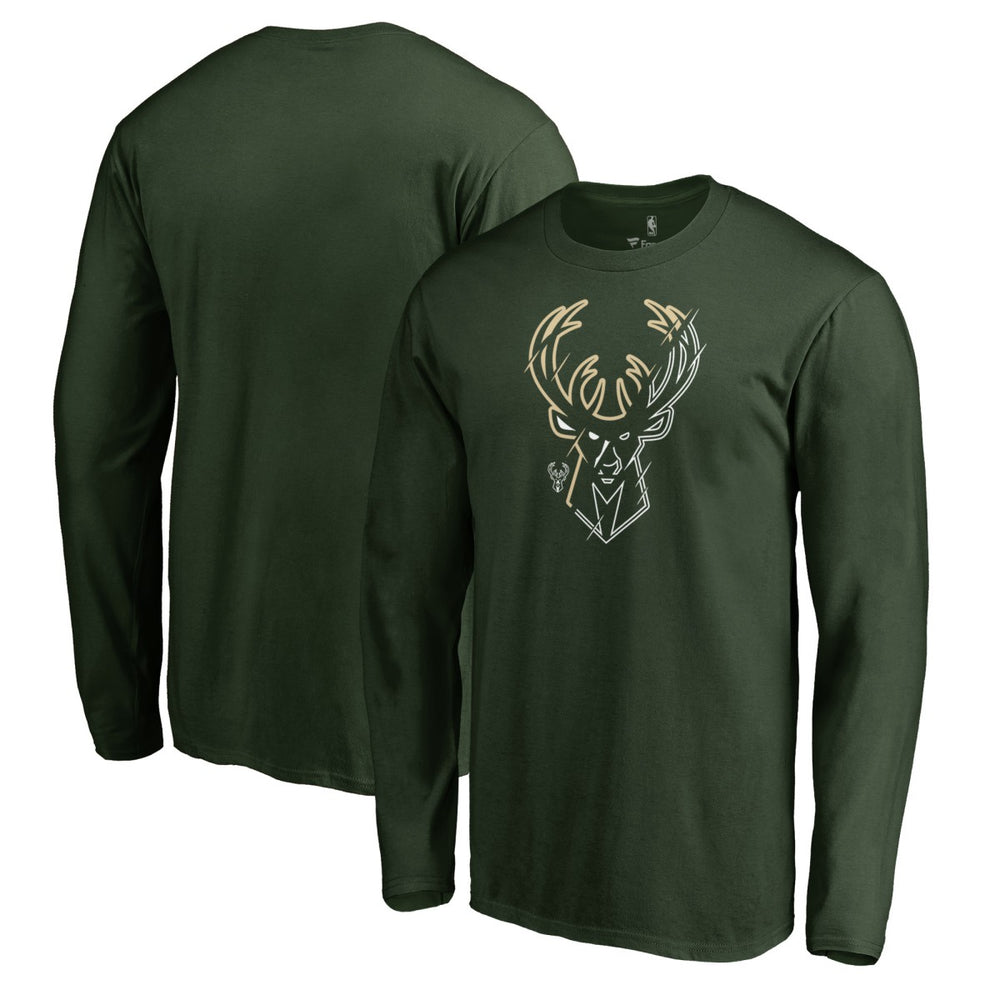 Milwaukee Bucks X-Ray Long Sleeve T-Shirt On Sale