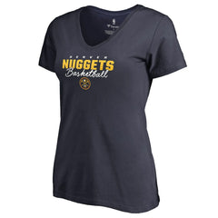 Denver Nuggets Women's Script Assist V-Neck T-Shirt sale On Sale