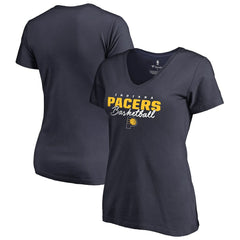 Indiana Pacers Women's Script Assist V-Neck T-Shirt Discount