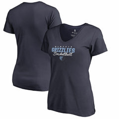 Memphis Grizzlies Women's Script Assist V-Neck T-Shirt Discount