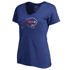 Buffalo Bills Women's X-Ray Slim Fit V-Neck T-Shirt