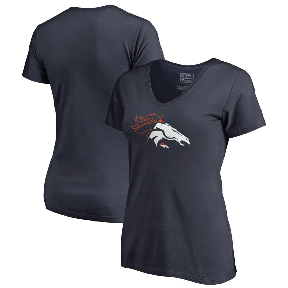 Denver Broncos Women's X-Ray V-Neck T-Shirt