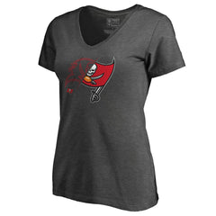 Tampa Bay Buccaneers Women's X-Ray Slim Fit V-Neck T-Shirt
