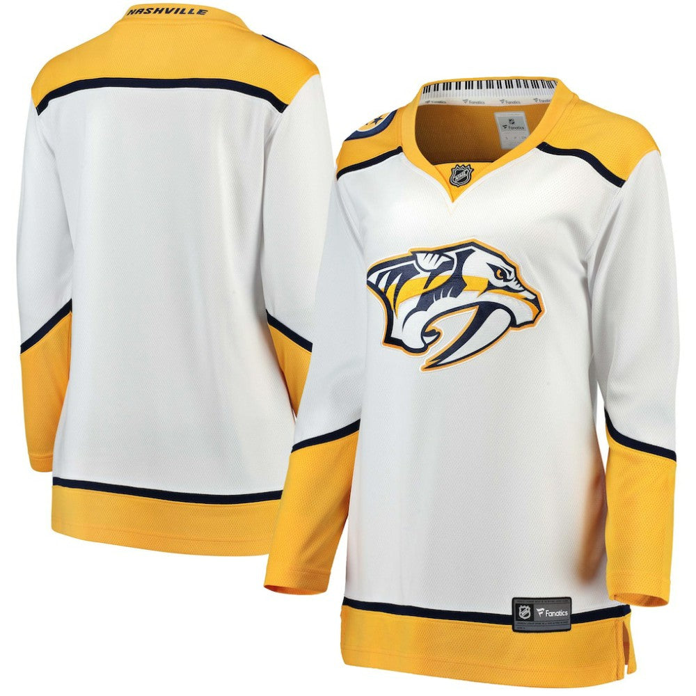Nashville Predators Fanatics Women's Away Breakaway Jersey For Sale