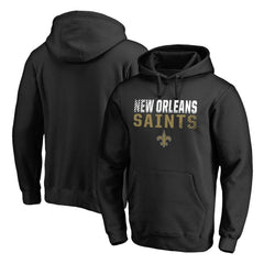 New Orleans Saints Iconic Collection Fade Out Pullover Hoodie