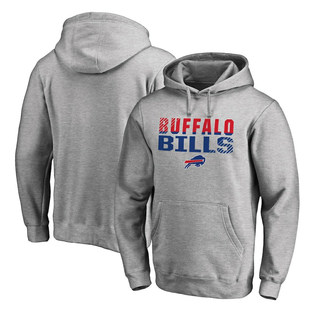 Buffalo Bills Iconic Collection Fade Out Pullover Hoodie