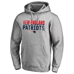 New England Patriots Iconic Collection Fade Out Pullover Hoodie