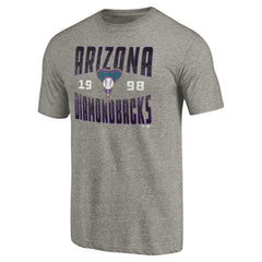 Arizona Diamondbacks Cooperstown Collection Antique Stack Tri-Blend T-Shirt | MLB Shop