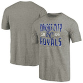 Kansas City Royals Cooperstown Collection Antique Stack Tri-Blend T-Shirt | MLB US