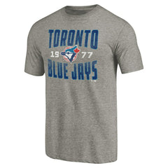 Toronto Blue Jays Cooperstown Collection Antique Stack Tri-Blend T-Shirt | MLB For sale