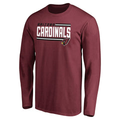 Arizona Cardinals Iconic Collection On Side Stripe Long Sleeve T-Shirt