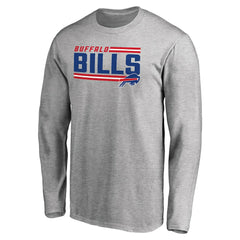 Buffalo Bills Iconic Collection On Side Stripe Long Sleeve T-Shirt