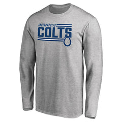 Indianapolis Colts Iconic Collection On Side Stripe Long Sleeve T-Shirt